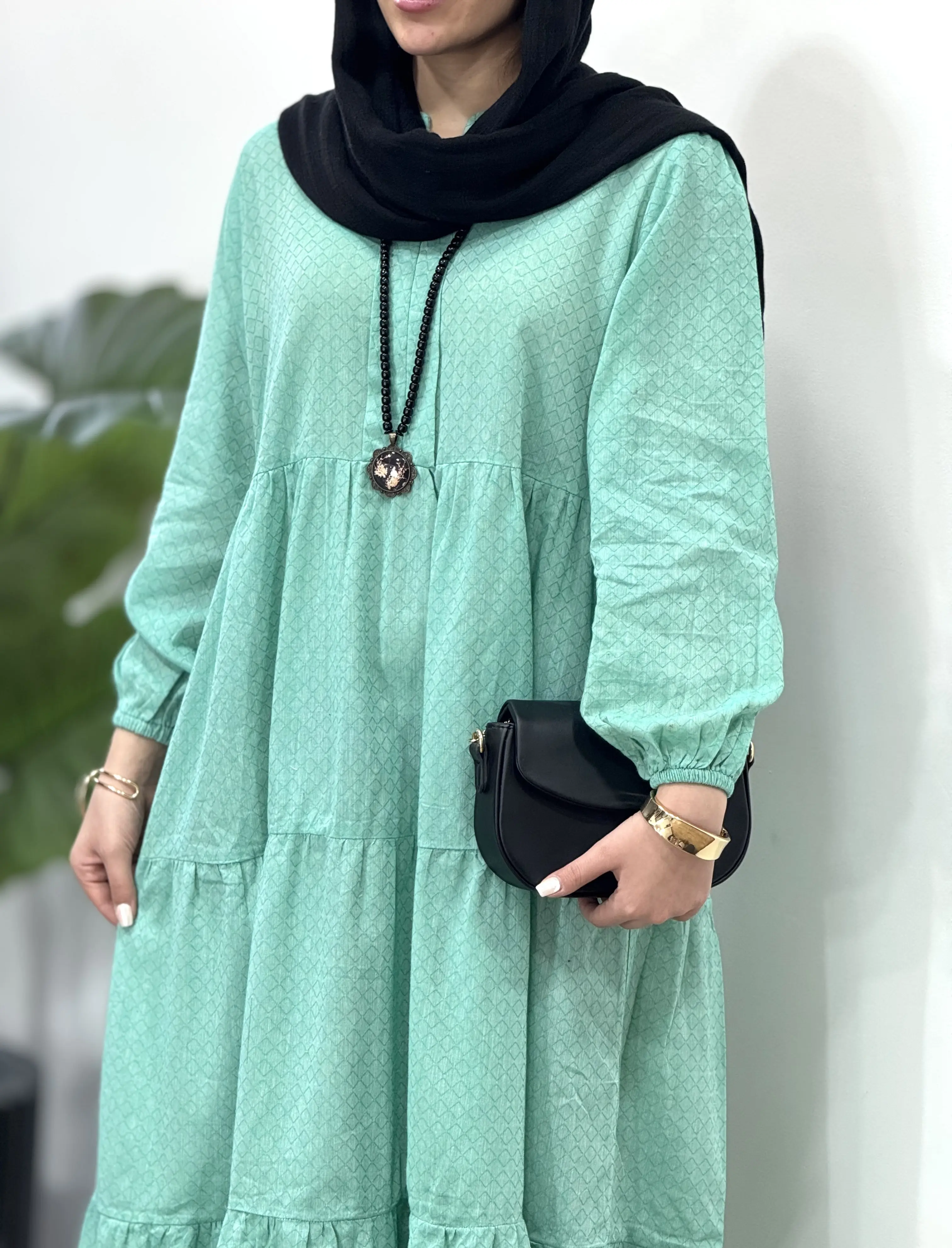 پیراهن مانتویی نرمین(ایراد دار)